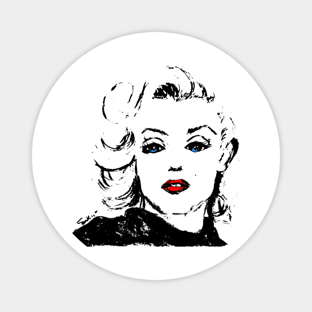 Marilyn Magnet by Suzanne_Kurilla